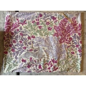 Dwell Studio Sparrow Twin Duvet  Cover + Standard Sham 100% Cotton Pink Purp